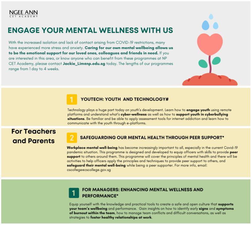 Mental Wellness Courses by Ngee Ann CET Academy