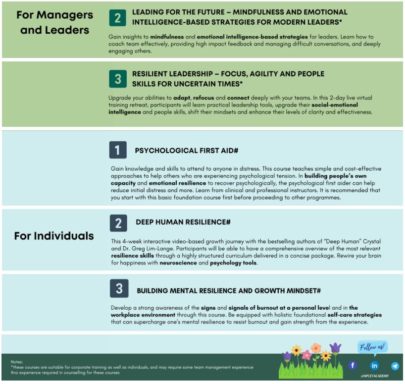 Mental Wellness Courses by Ngee Ann CET Academy